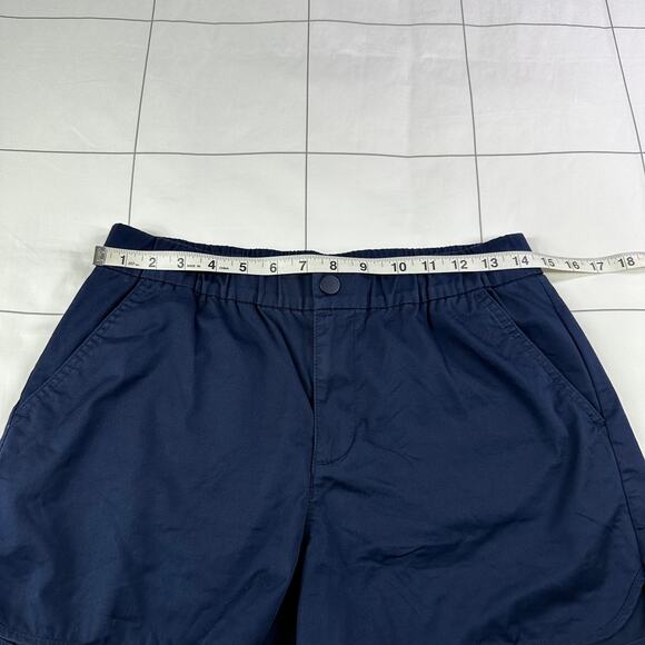 J.Crew Shorts Womens Small Navy Blue Pull On Lightweight Chino Classic Preppy - Picture 5 of 9